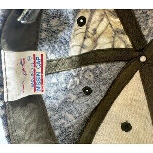 Preloved Vintage RARE 90s‎ UNION Auto Parts Camo Baseball Cap Hat
